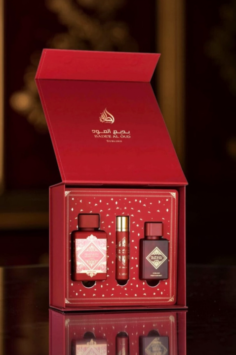 Unisex arapski set Lattafa Bade`e Al Oud Sublime Edp 100 ml + 12 ml Edp + Hair Mist 50 mlIVET.HR - MODERNA ODJEĆA