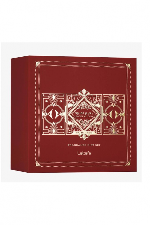 Unisex arapski set Lattafa Bade`e Al Oud Sublime Edp 100 ml + 12 ml Edp + Hair Mist 50 mlIVET.HR - MODERNA ODJEĆA