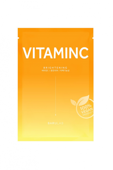 Eksfolirajuća maska za lice BARULAB The Clean Vegan Mask Vitamin C 23gIVET.HR - MODERNA ODJEĆA