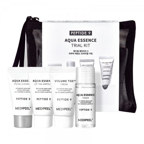 MEDI-PEEL Peptide 9 Aqua Essence Trial Kit (Cleanser15ml+Toner20ml+Ampoule15ml+Cream15g)IVET.HR - MODERNA ODJEĆA