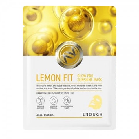ENOUGH Lemon Fit Glow Sunshine Mask 1 komIVET.HR - MODERNA ODJEĆA