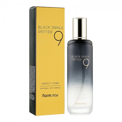 FarmStay Black Snail & Peptide 9 Perfect Toner 120 mlIVET.HR - MODERNA ODJEĆA