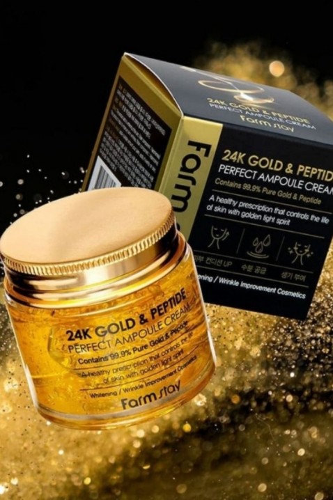 FarmStay 24K Gold & Peptide Perfect Ampoule Cream 80 mlIVET.HR - MODERNA ODJEĆA