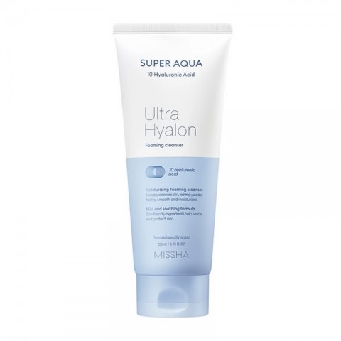 MISSHA Super Aqua Ultra Hyalron Cleansing Foam Hyaluronic, 200 mlIVET.HR - MODERNA ODJEĆA