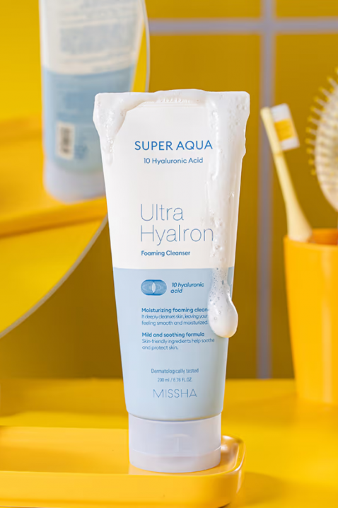 MISSHA Super Aqua Ultra Hyalron Cleansing Foam Hyaluronic, 200 mlIVET.HR - MODERNA ODJEĆA