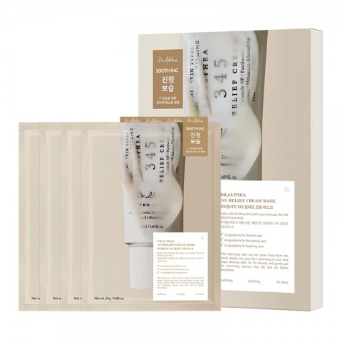 DR. ALTHEA SET 345 Relief Cream Mask, 4 pcs*28 mlIVET.HR - MODERNA ODJEĆA