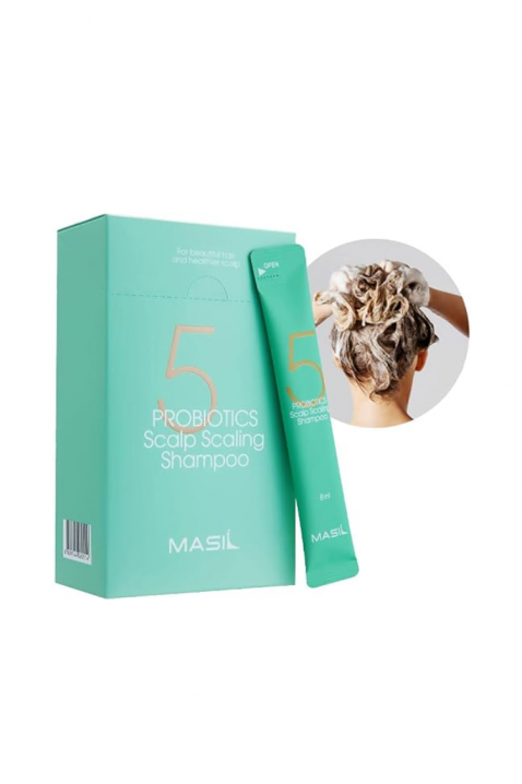 MASIL Shampoo for deep cleansing of the scalp 5 Probiotics Scalp Scaling Shampoo, 20 pcs*8 mlIVET.HR - MODERNA ODJEĆA