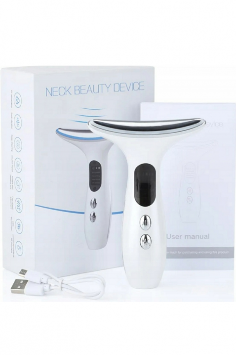 Višenamjenski masažer za lice i vrat GLOW LIFT, Boja: bijela, IVET.HR - MODERNA ODJEĆA
