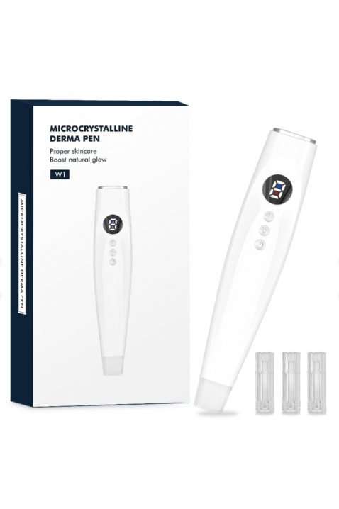 Električni uređaj za lice s funkcijom masaže i LED svjetlom s 9 stupnjeva intenziteta DERMA PEN, Boja: bijela, IVET.HR - MODERNA ODJEĆA