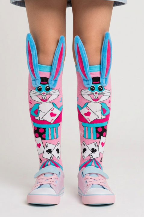 Dječje čarapice s 3D printom zeca s mekanim ušima MAGIC BUNNY, Boja: višebojna, IVET.HR - MODERNA ODJEĆA
