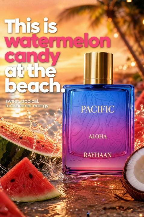 Arapski parfem Rayhaan Pacific Aloha EDP 100 mlIVET.HR - MODERNA ODJEĆA