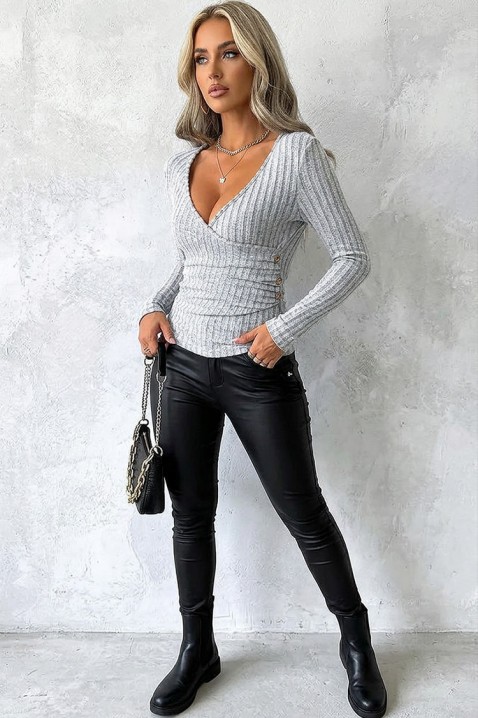 Ženska bluza SELKORZA GREY, Boja: siva, IVET.HR - MODERNA ODJEĆA