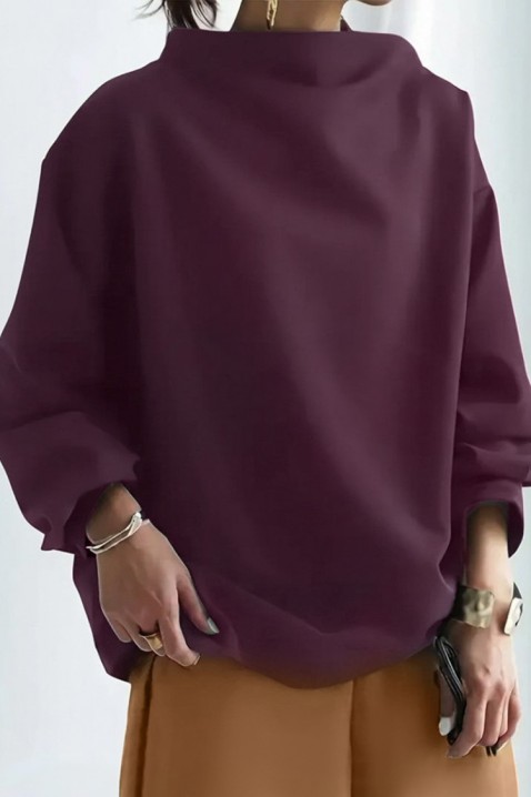 Ženska bluza ležernog kroja s voluminoznim rukavima BACHORELA PURPLE, Boja: ljubičasta, IVET.HR - MODERNA ODJEĆA