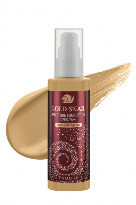 Enough Gold Snail Moisture Foundation SPF30 PA++ (13), 100 mlIVET.HR - MODERNA ODJEĆA