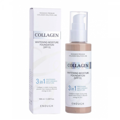 ENOUGH Lightening Face Foundation Collagen Whitening Moisture Foundation SPF15 (23), 100 mlIVET.HR - MODERNA ODJEĆA