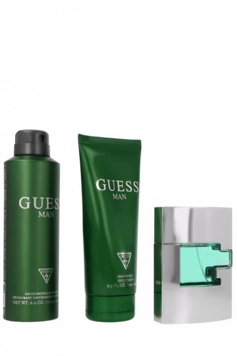 Muški set Guess Man Edt 75 ml + Deodorant 226 ml + Gel za tuširanje 200 mlIVET.HR - MODERNA ODJEĆA