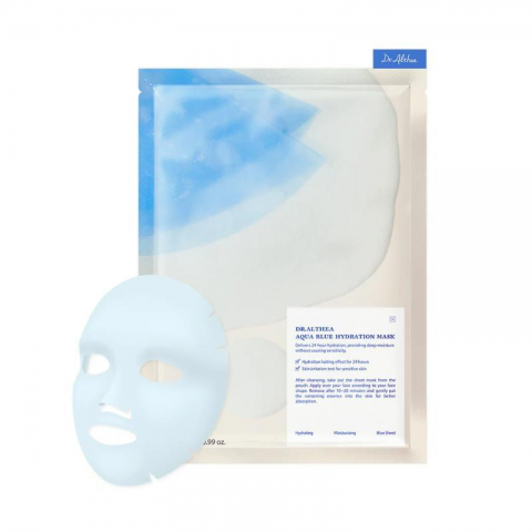SET Sheet mask for face moisturizing with azulene and agave Aqua Blue Hydration MaskIVET.HR - MODERNA ODJEĆA