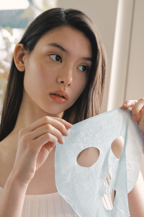 SET Sheet mask for face moisturizing with azulene and agave Aqua Blue Hydration MaskIVET.HR - MODERNA ODJEĆA