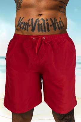 muške kratke hlače za plivanje KENVELO RED
