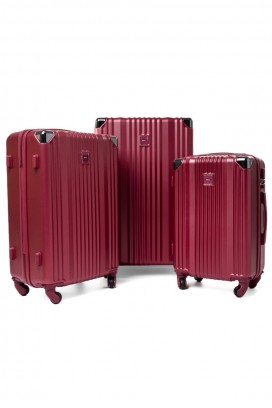 komplet 3 kofera ROBELSO RED