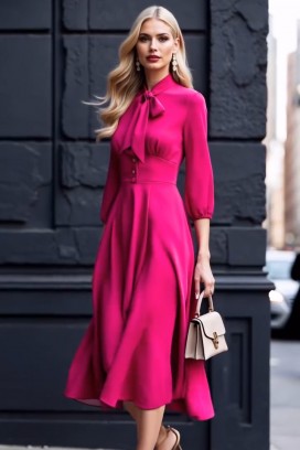 haljina ZARPOLFA FUCHSIA