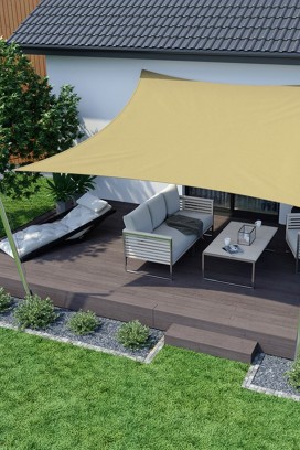 vrtna nadstrešnica RIOFEXY BEIGE 3x3 m