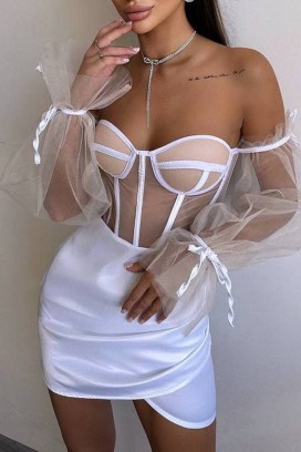 haljina MIRVOLZA WHITE