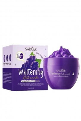 noćna maska ​​za lice SADOER Collagen Sleeping Mask GRAPE