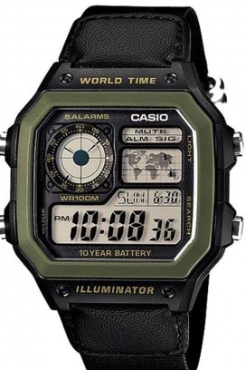 muški sat CASIO AE-1200WHB-1BVDF
