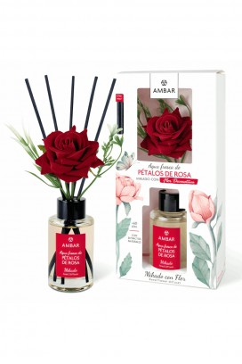 mirisni štapići s cvijetom AMBAR ROSA 75 ml