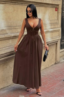 haljina TAGIZA BROWN