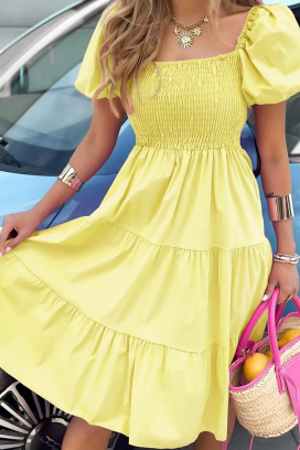 haljina FEMETA YELLOW