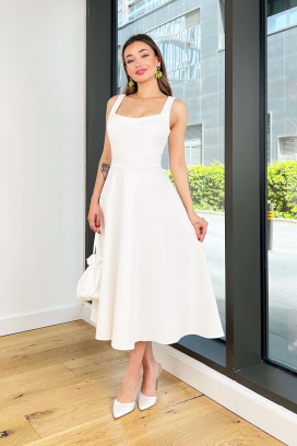 haljina TERLONGA WHITE