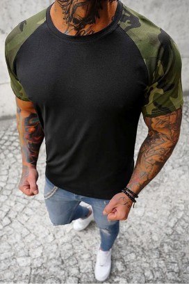 muška majica REZFO BLACK