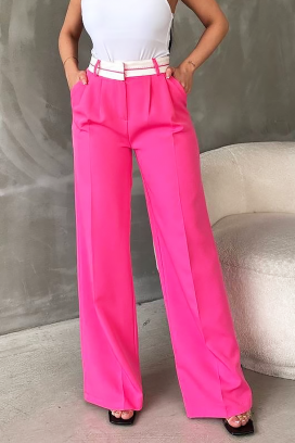 hlače ILVERSA PINK