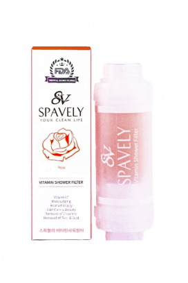 SPAVELY ROSE filtar za tuširanje s mirisom ruže