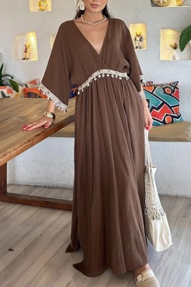 haljina ENLISHIRVA BROWN