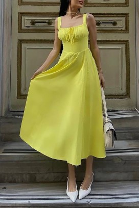 haljina BELFORZA YELLOW