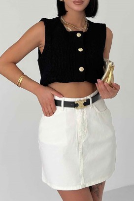 suknja MARATENA WHITE