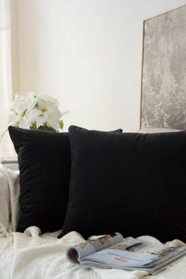 jastučnica FLOMEJA BLACK 40х40 cm