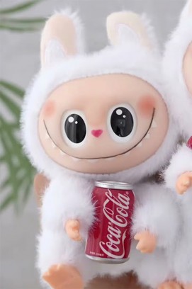 dodatak za torbu LABUBU COCA COLA WHITE