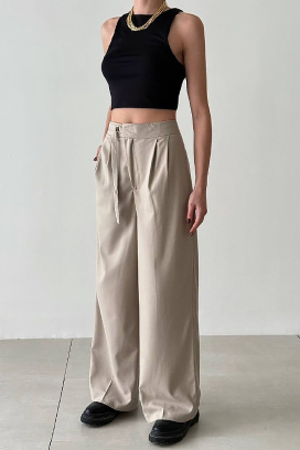 hlače ELAINA BEIGE