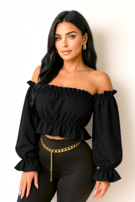 ženska bluza BLUZERA BLACK