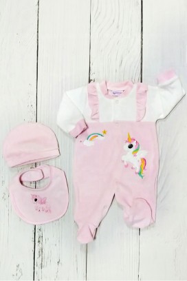 komplet za bebe BONBONA PUDRA