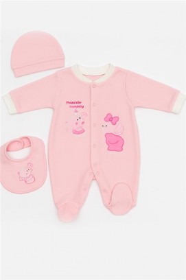 komplet za bebe BEBELAND PINK
