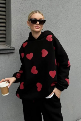 dukserica HANTENA BLACK