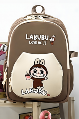 dječji ruksak LABUBULOVE BROWN