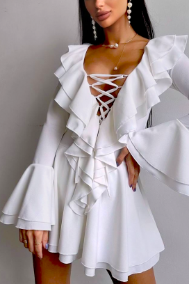 haljina ZARMOLDA WHITE