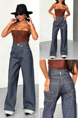 traperice DENIMZA NAVY