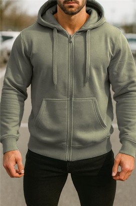 muška dukserica LEFERO KHAKI